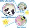 4 Packs 5D Cartoon Diamond Art Kits for Kids, Cute Animals DIY Diamond Arts Mosaic Kits for Adults Beginner, Full Round Drill Gem Art for Home Wall Decor Kids Present 6X6 inch